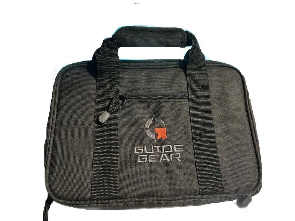 Guide Gear Heavy Duty Nylon Pistol Range Bag Black NEW